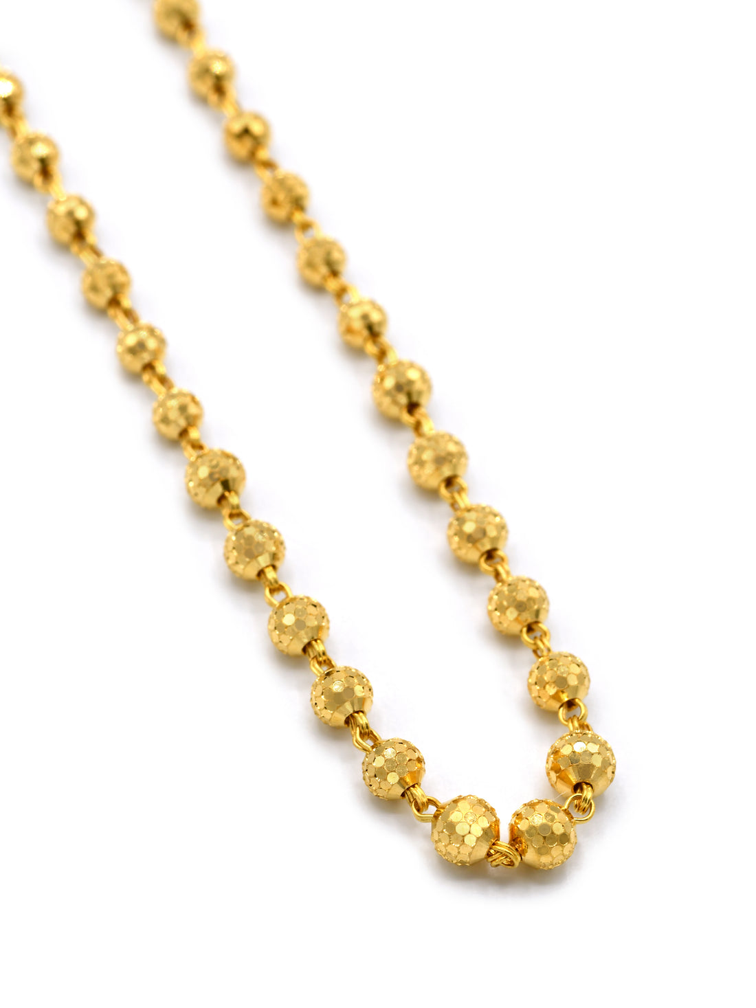 22ct Gold Ball Fancy Chain