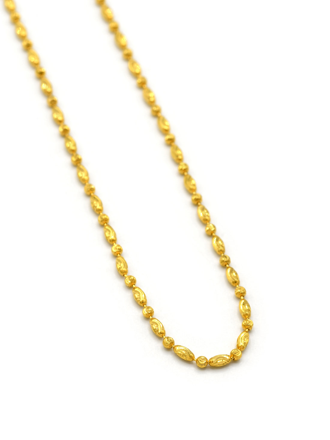 22ct Gold Ball Fancy Chain