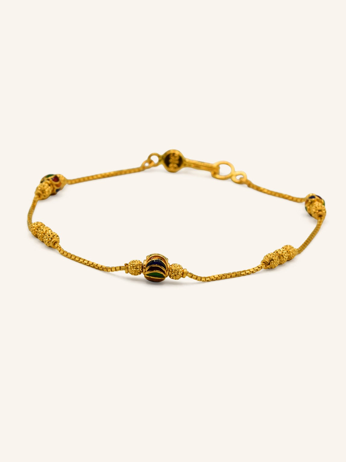22ct Gold Minakari Bracelet - Roop Darshan