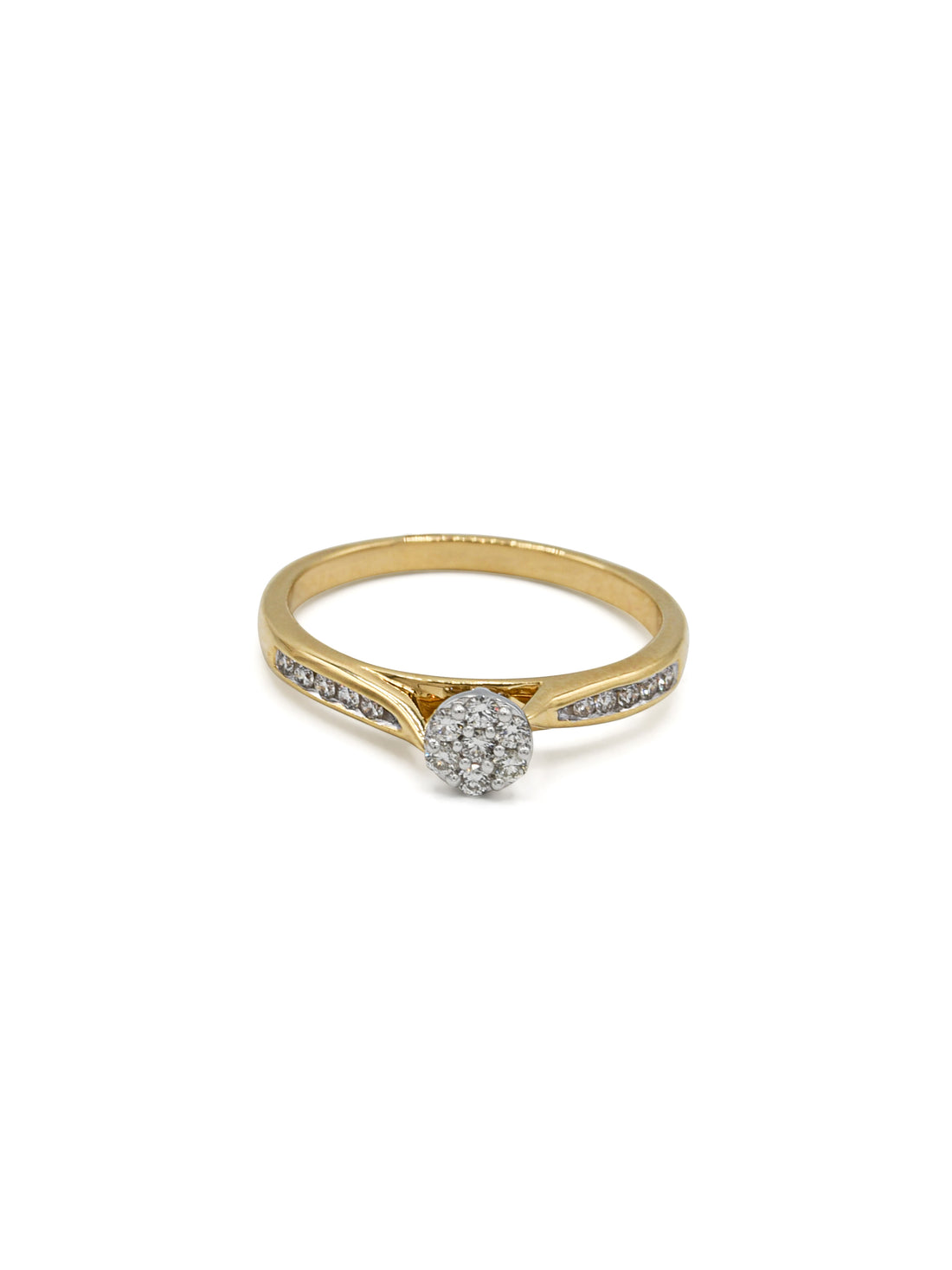 18ct Gold Diamond Ladies Ring