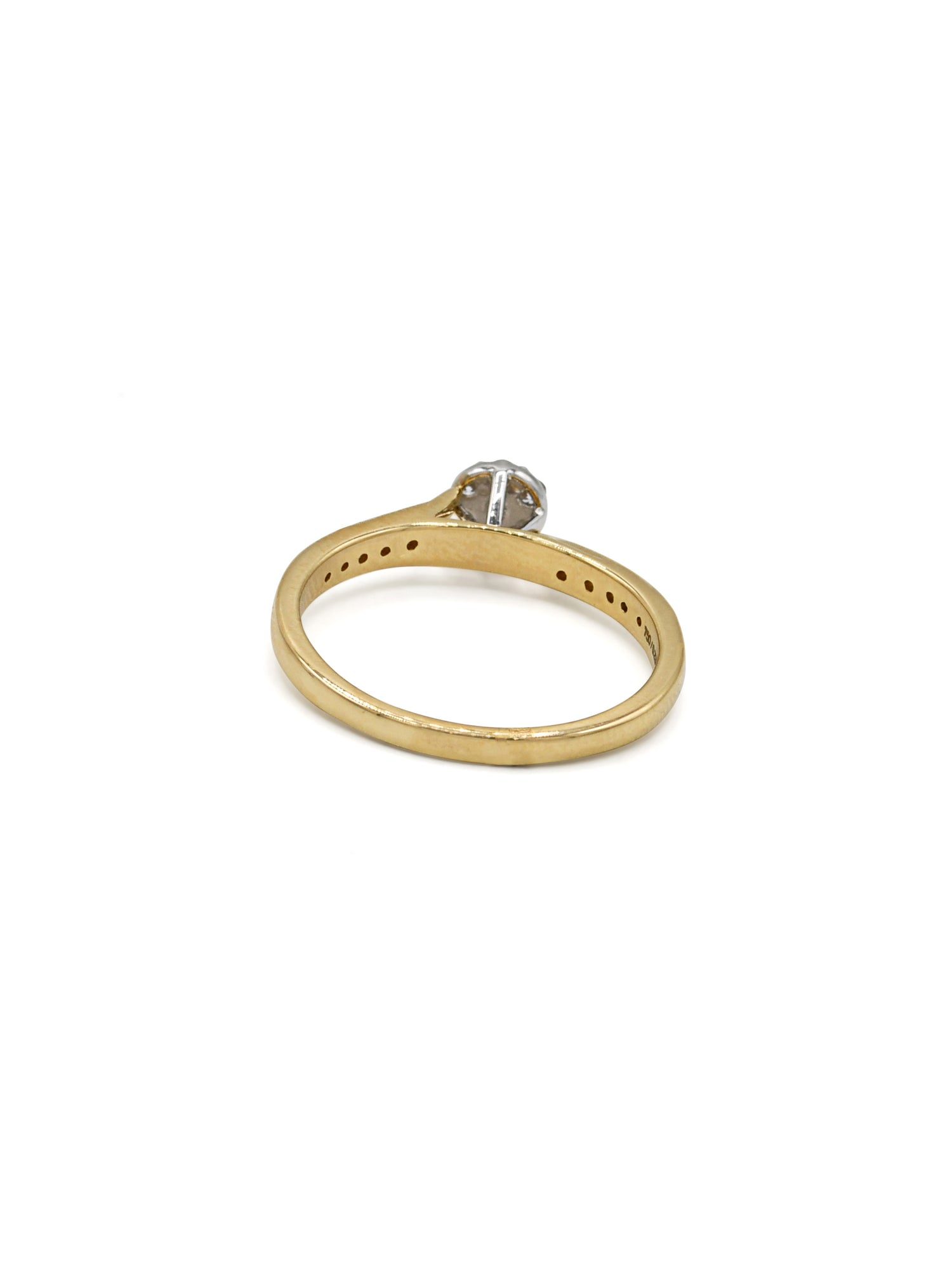 18ct Gold Diamond Ladies Ring