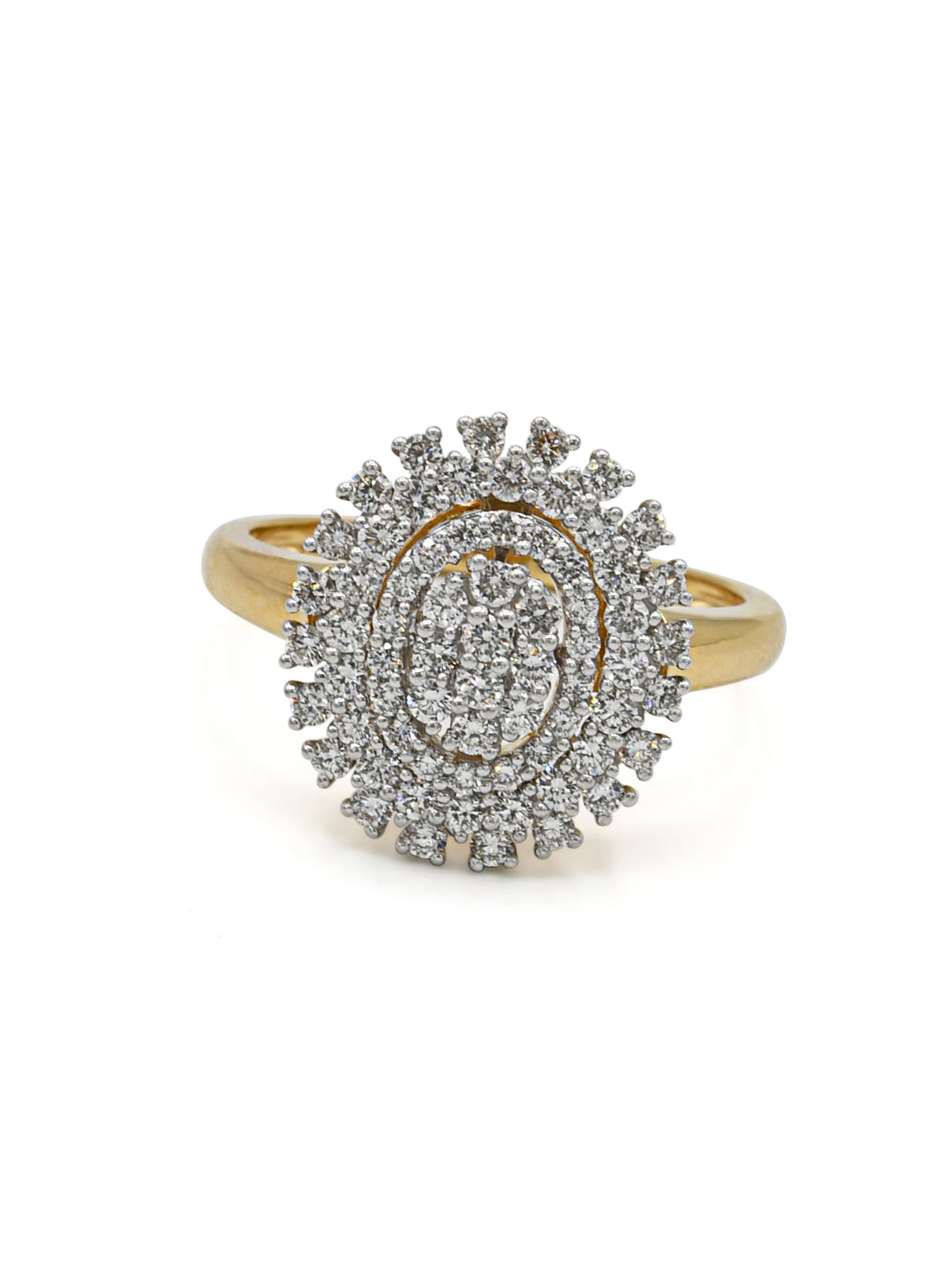 18ct Gold Diamond Ladies Ring
