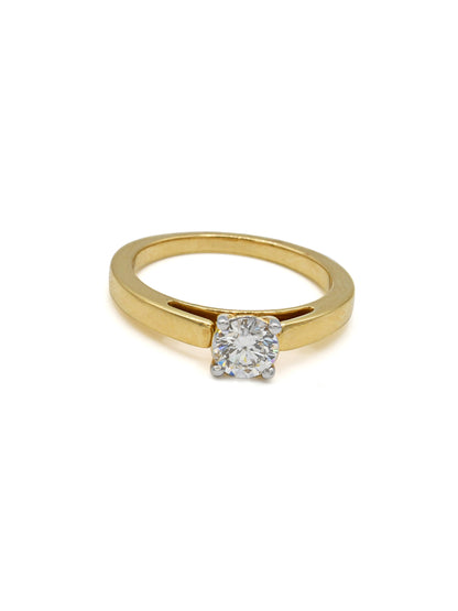 18ct Gold Diamond Ladies Ring
