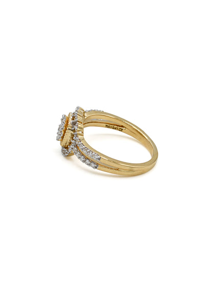 18ct Gold Dia Ladies Ring NW 3.09 GMS 45 Dia 0.41ct - Roop Darshan