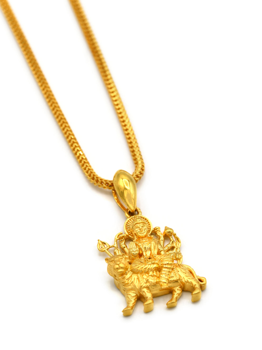 22ct Gold Durga Mata Pendant