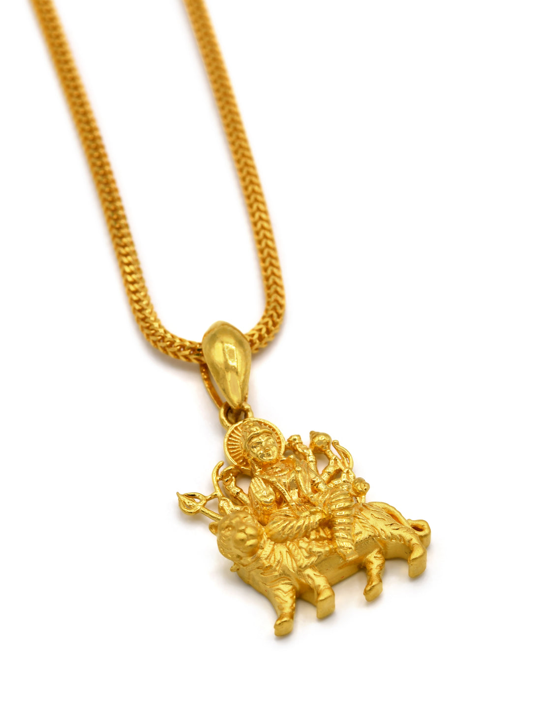 22ct Gold Durga Mata Pendant