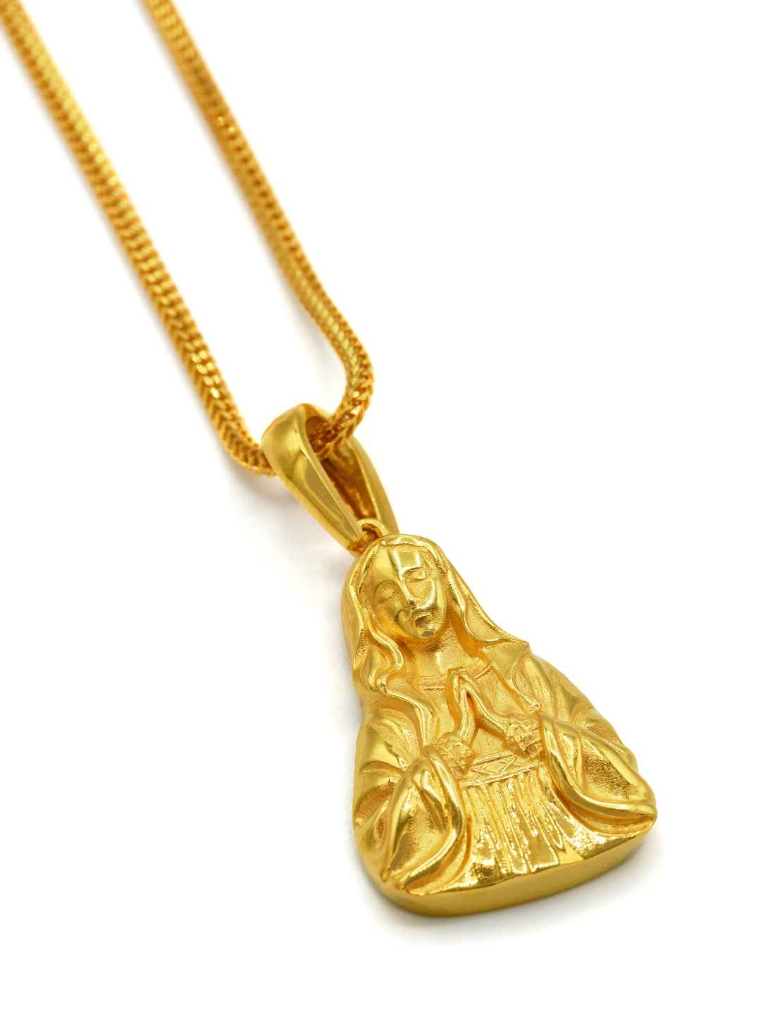 22ct Gold Jesus Pendant