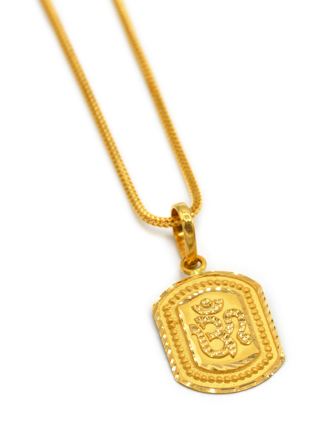 22ct Gold Om Pendant