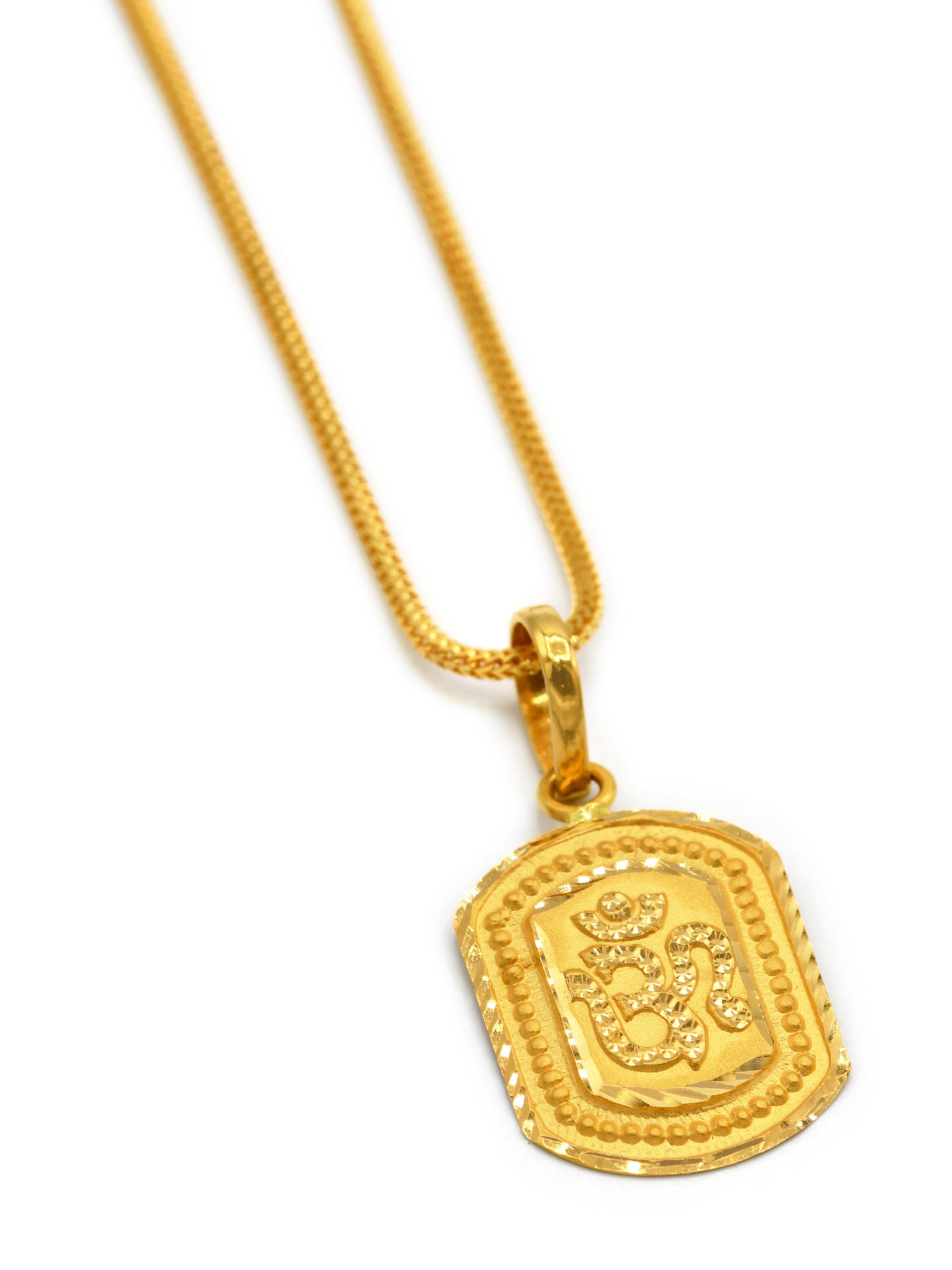 22ct Gold Om Pendant