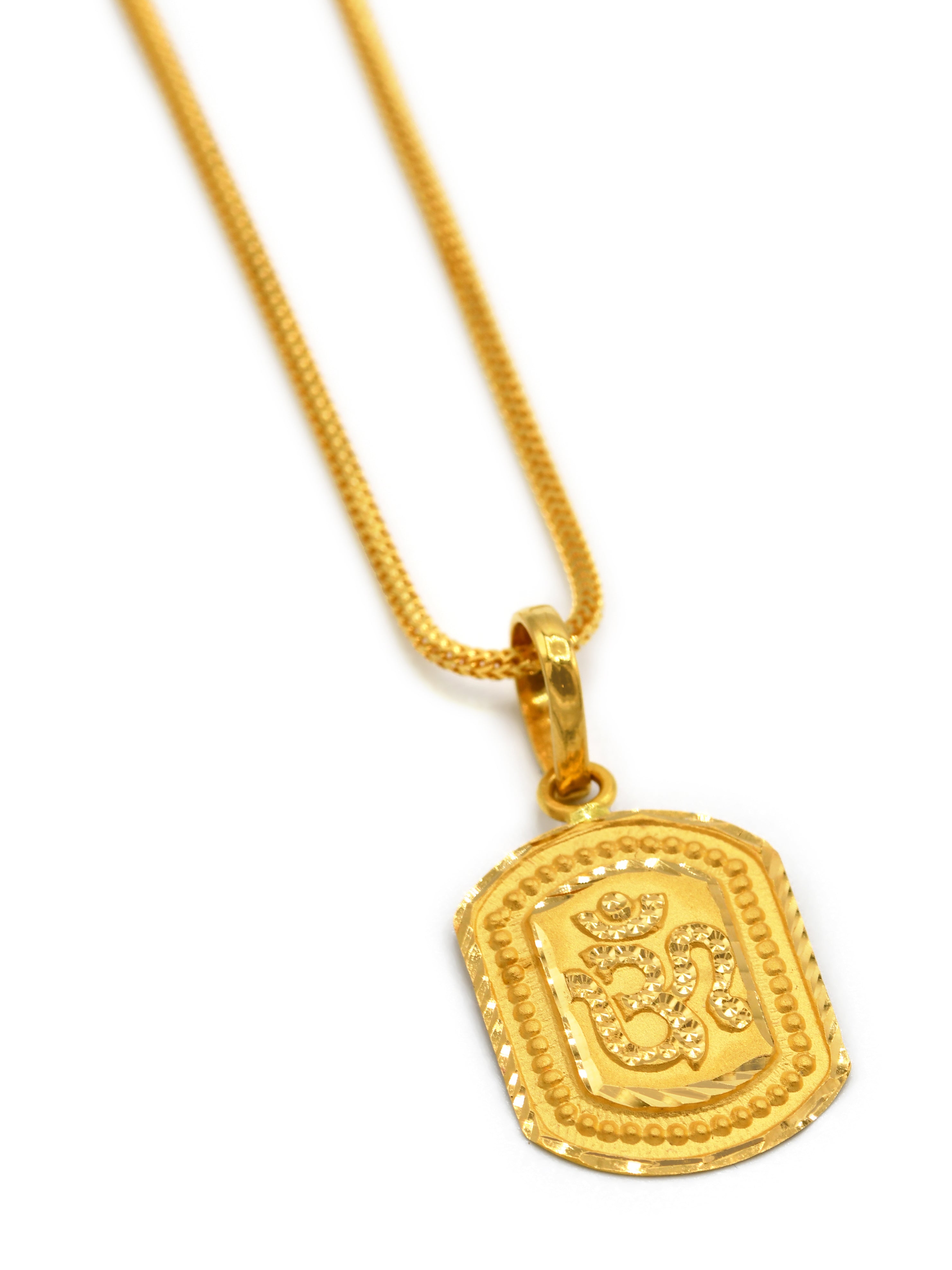 22ct Gold Om Pendant