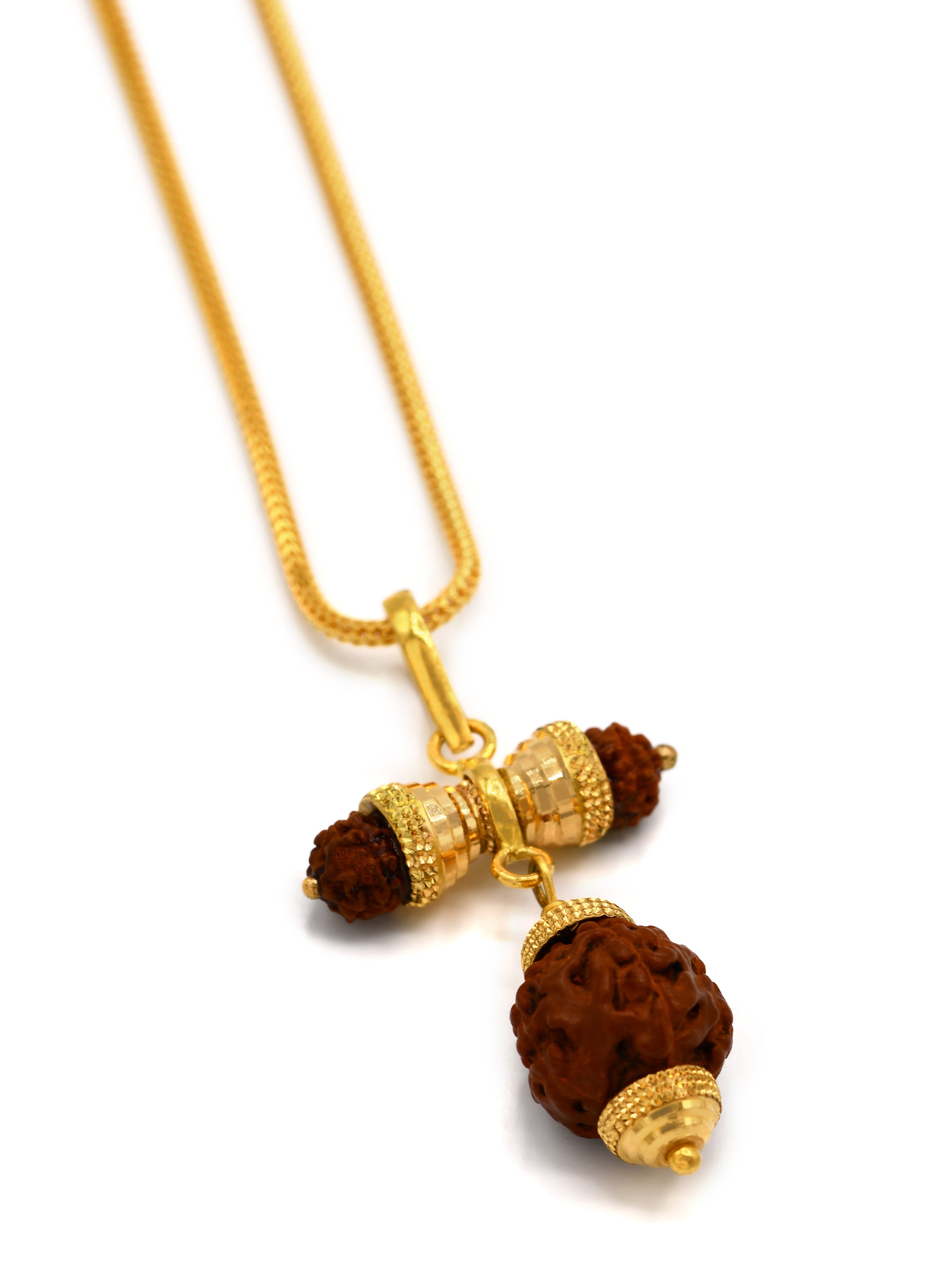 22ct Gold Rudraksh Pendant - Roop Darshan