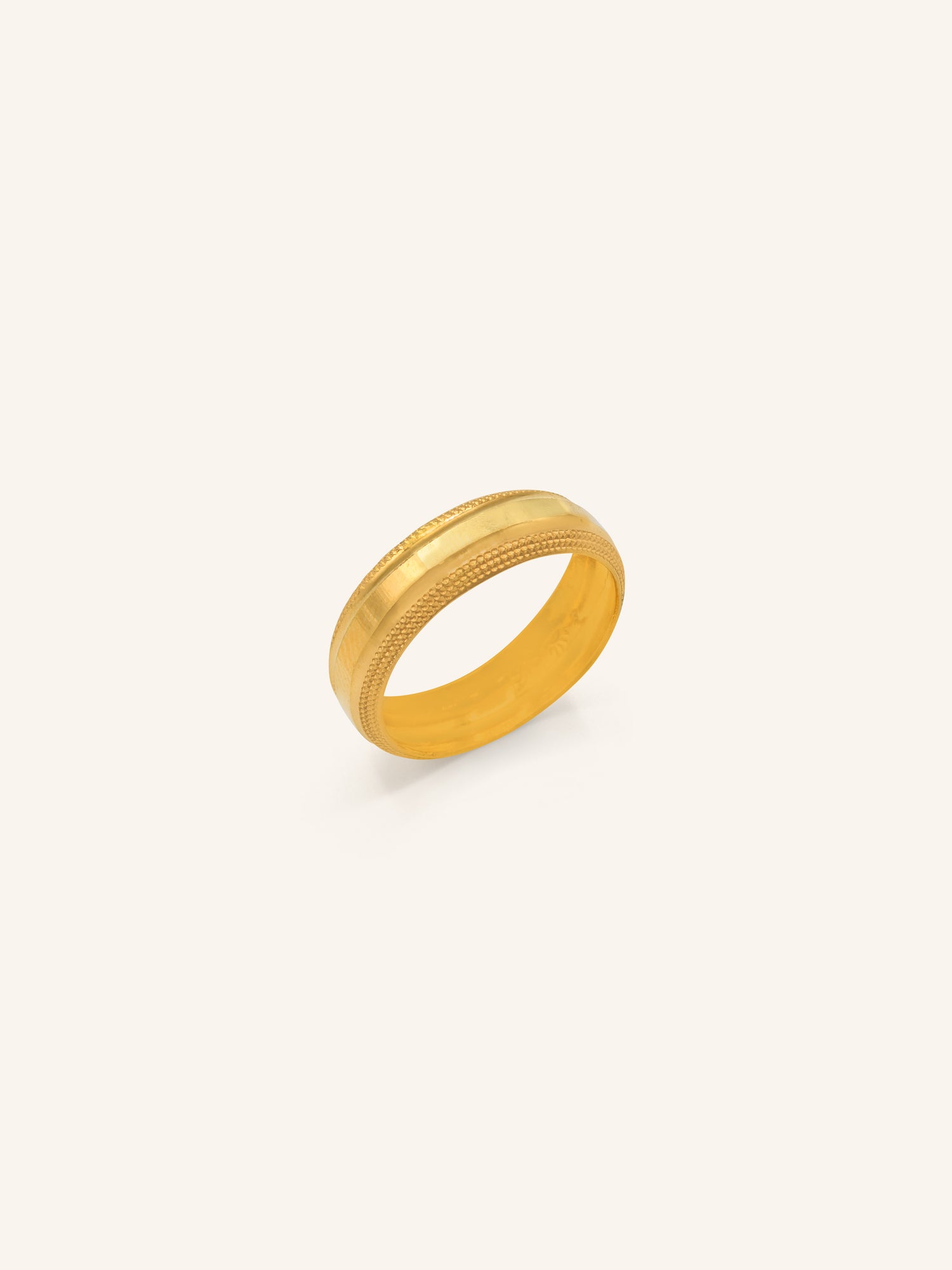 22ct Gold Band Ring - Roop Darshan