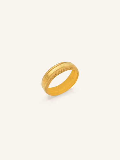 22ct Gold Band Ring - Roop Darshan