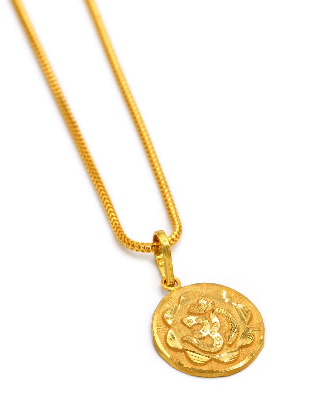 22ct Gold Om Pendant