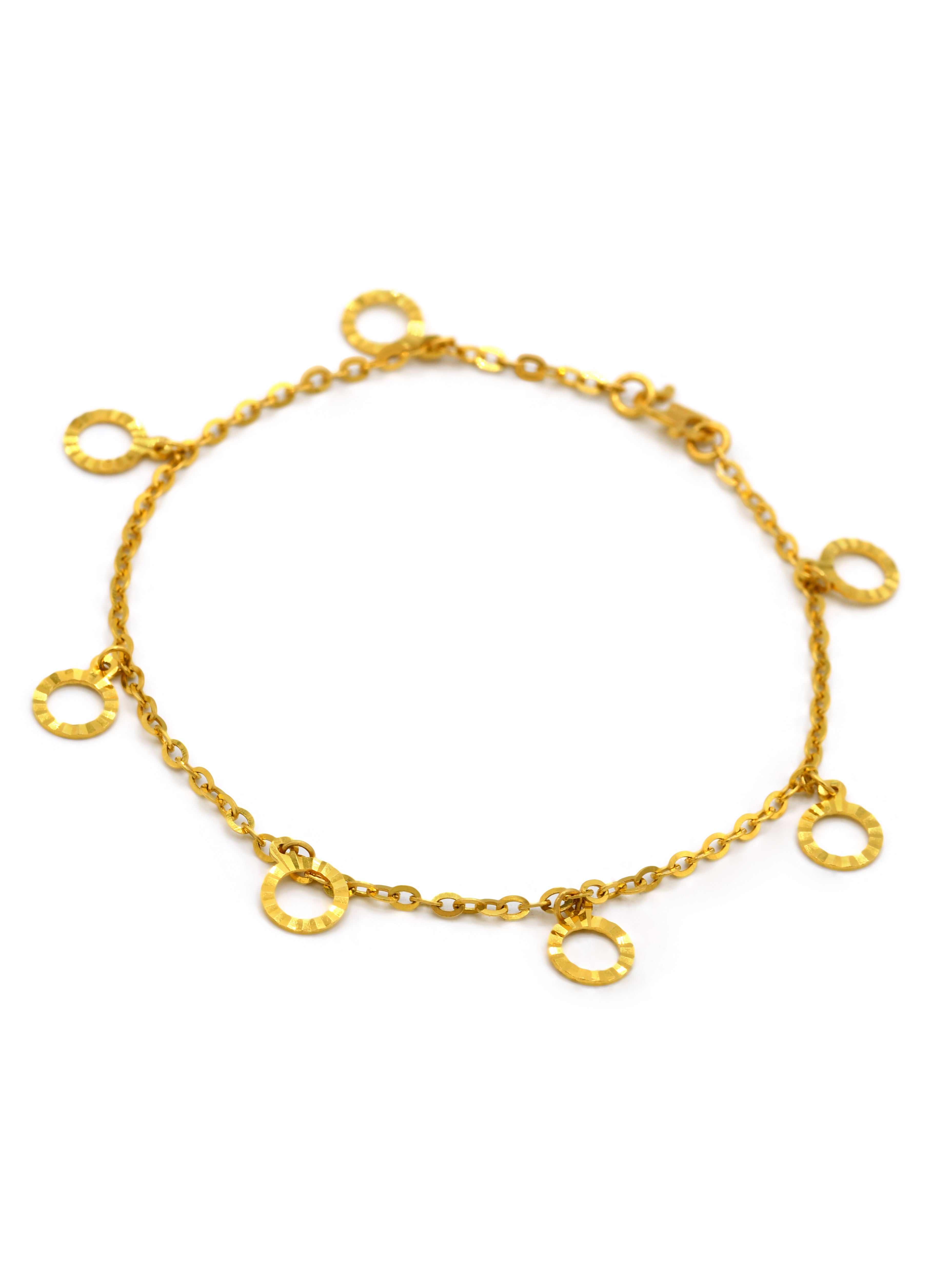 22CT Gold Charm Bracelet