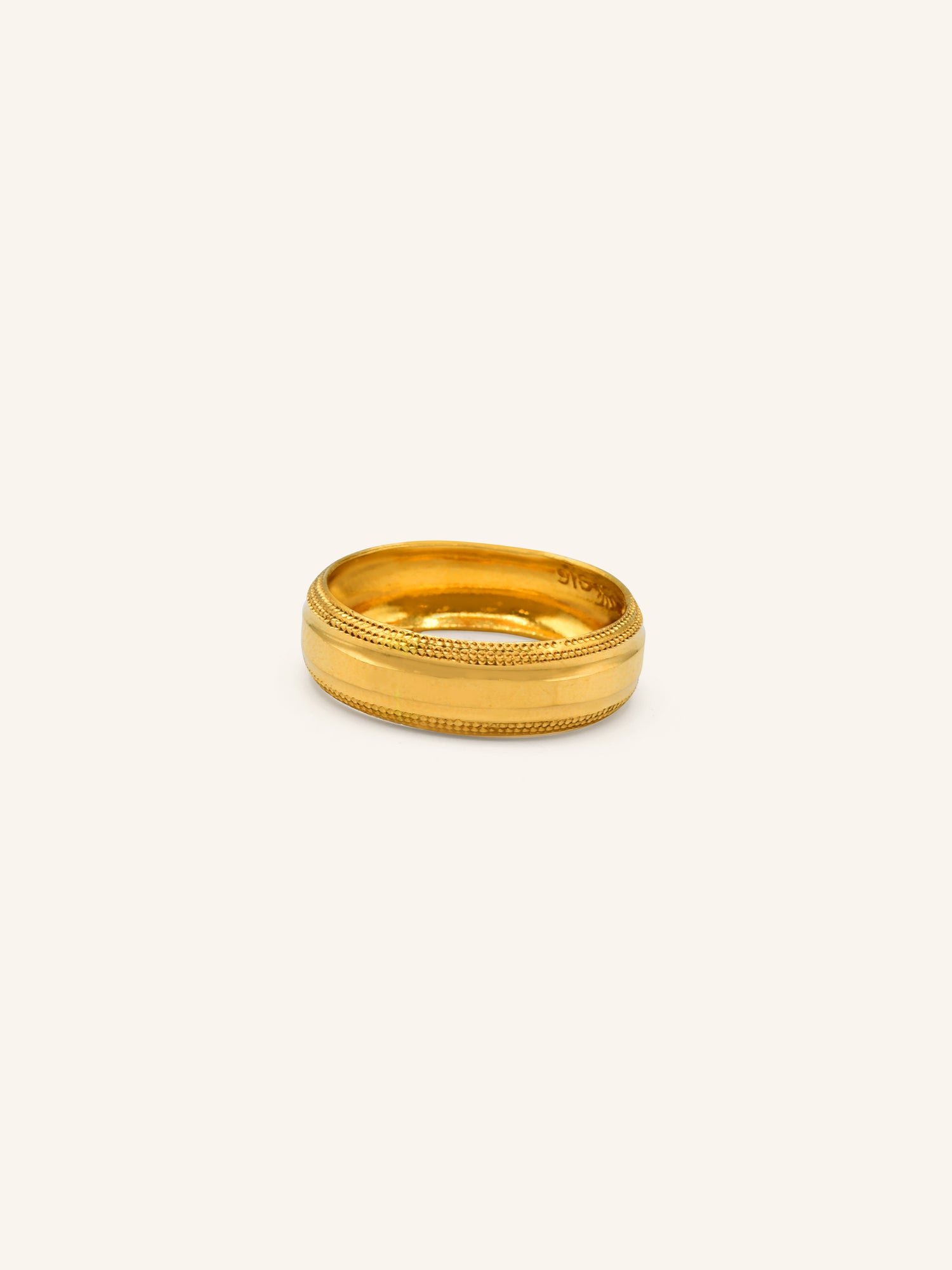 22ct Gold Band Ring - Roop Darshan