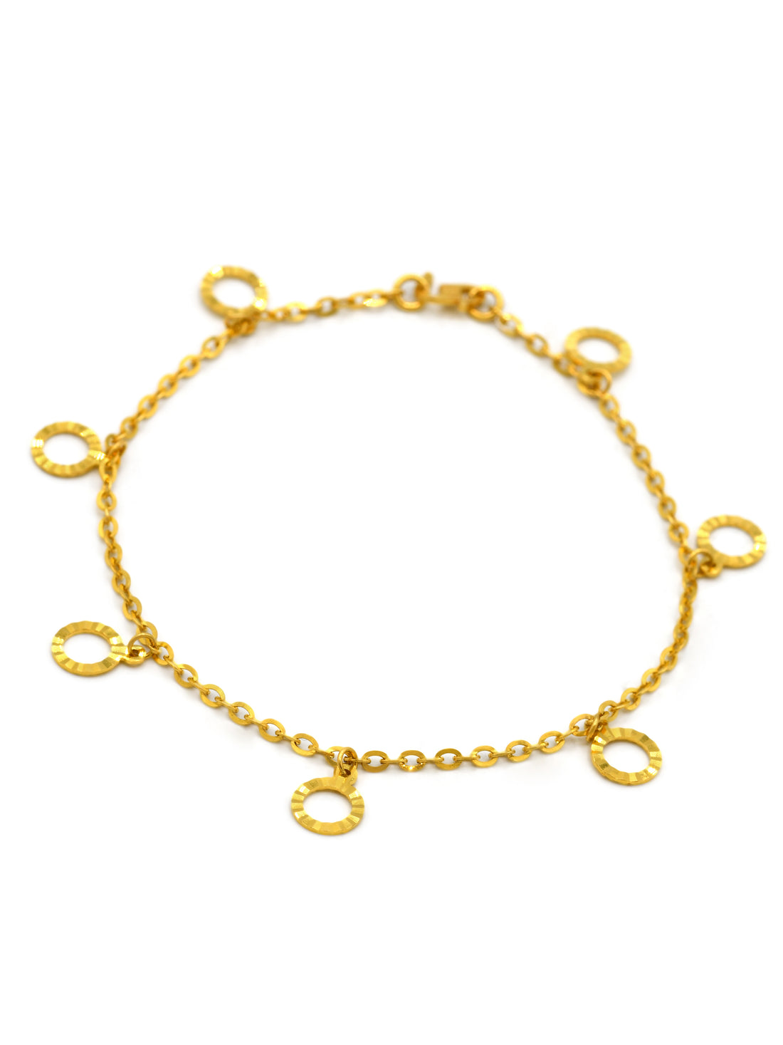 22CT Gold Charm Bracelet