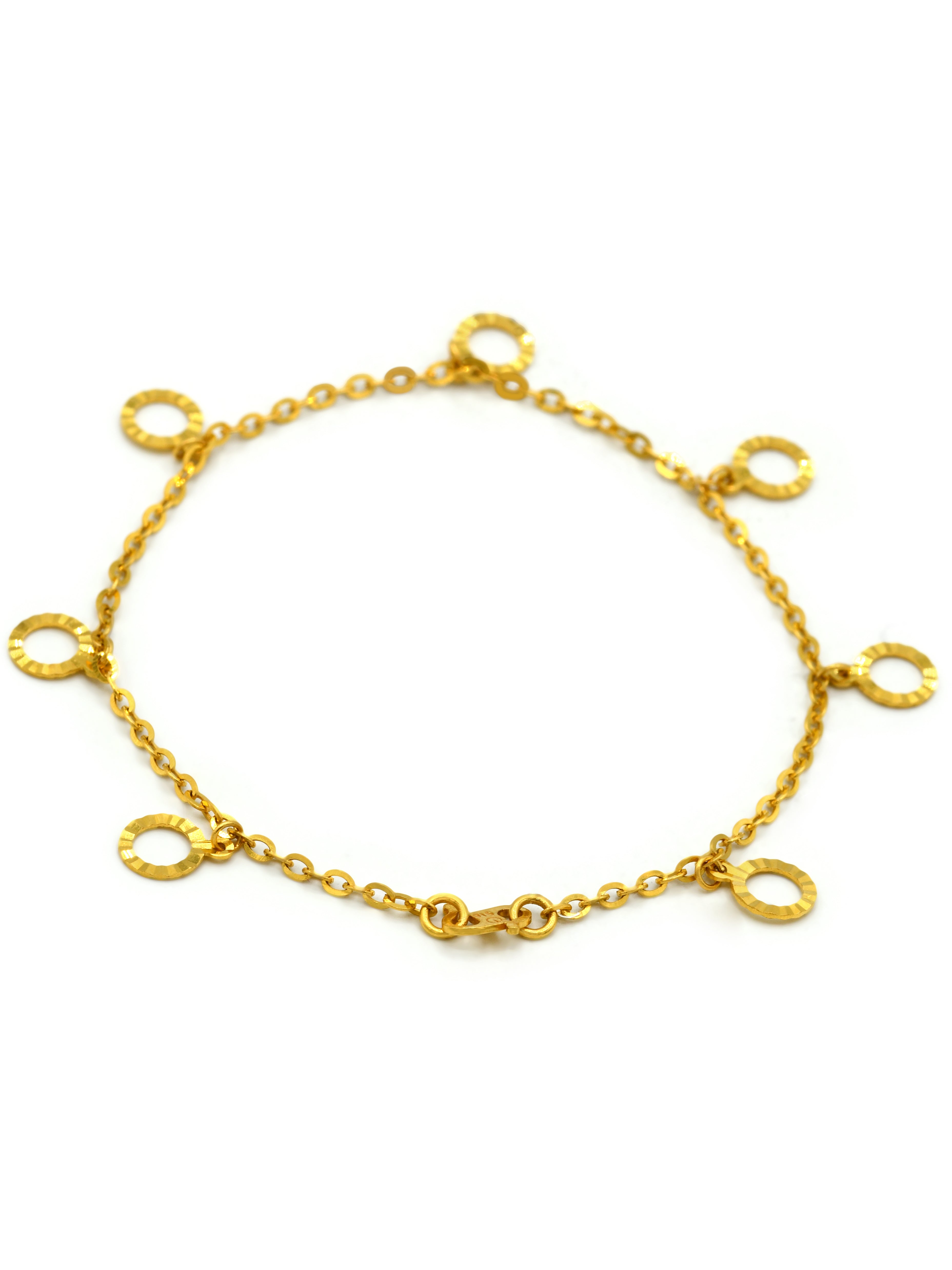 22CT Gold Charm Bracelet