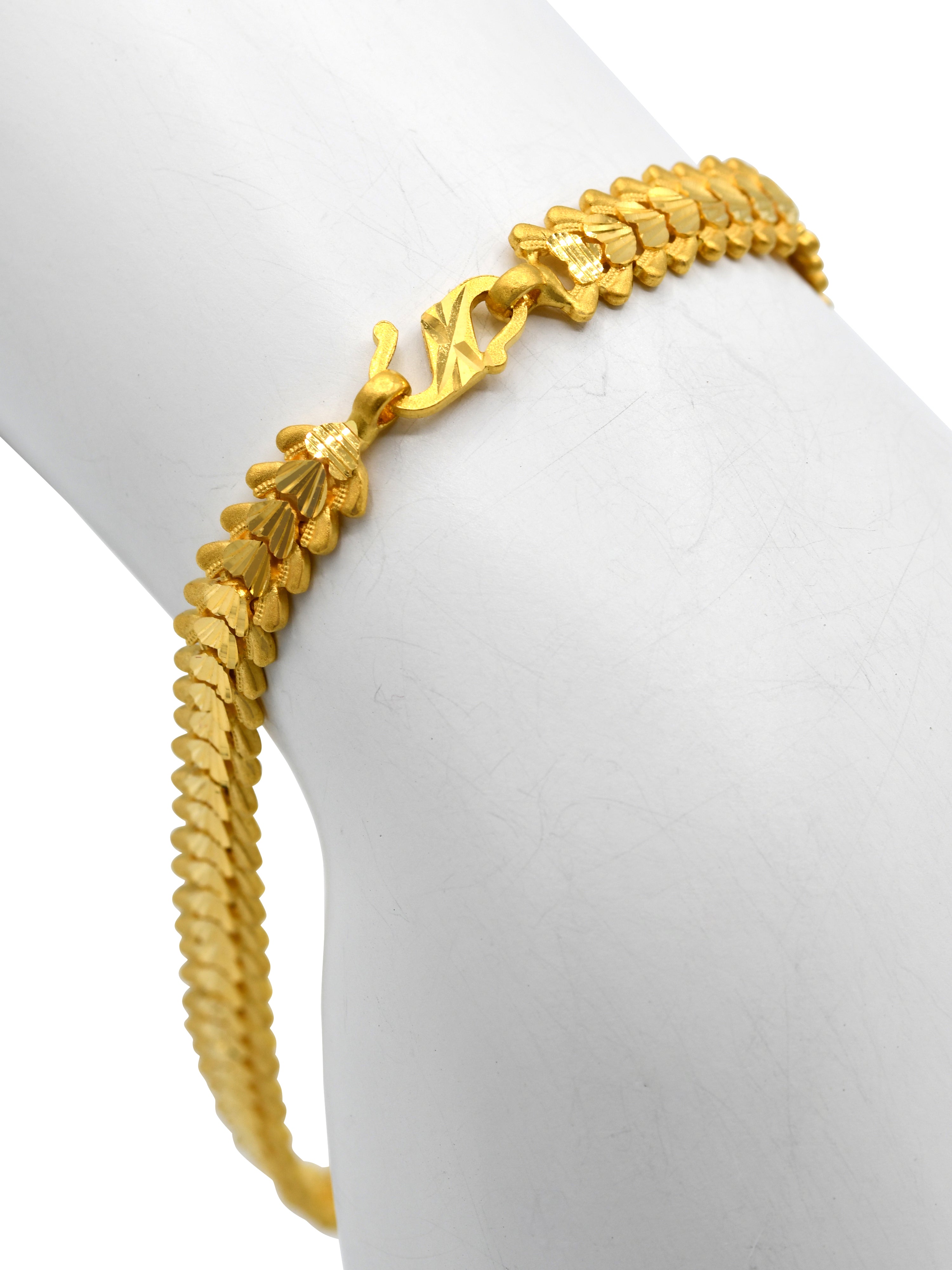 22ct Gold Mens Bracelet - Roop Darshan