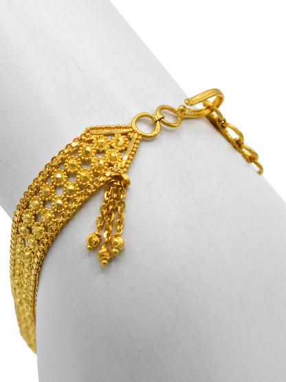22ct Gold Filligree Ladies Bracelet