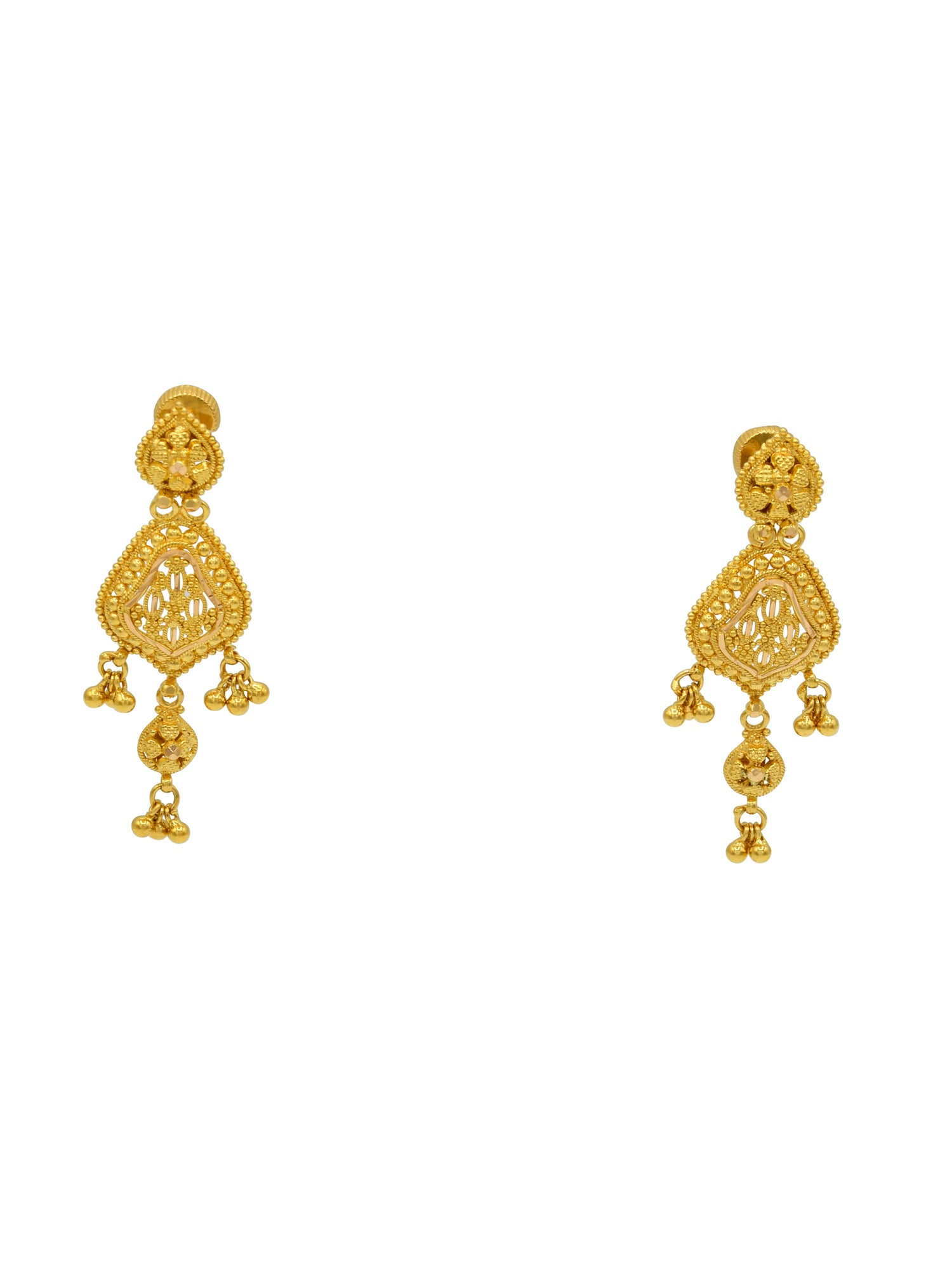 22ct Gold Necklace Set - Roop Darshan