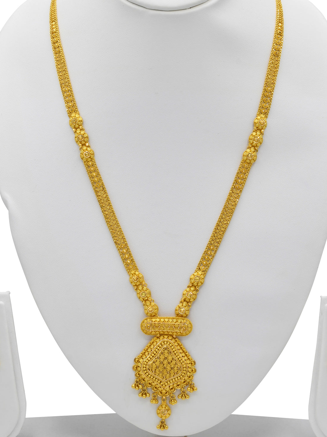 22ct Gold Necklace Set - Roop Darshan