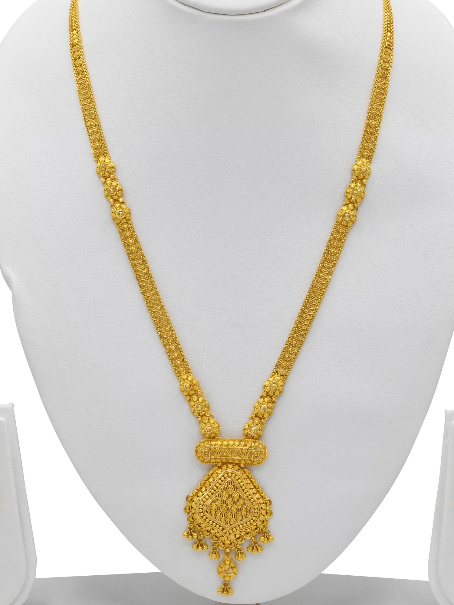 22ct Gold Necklace Set - Roop Darshan