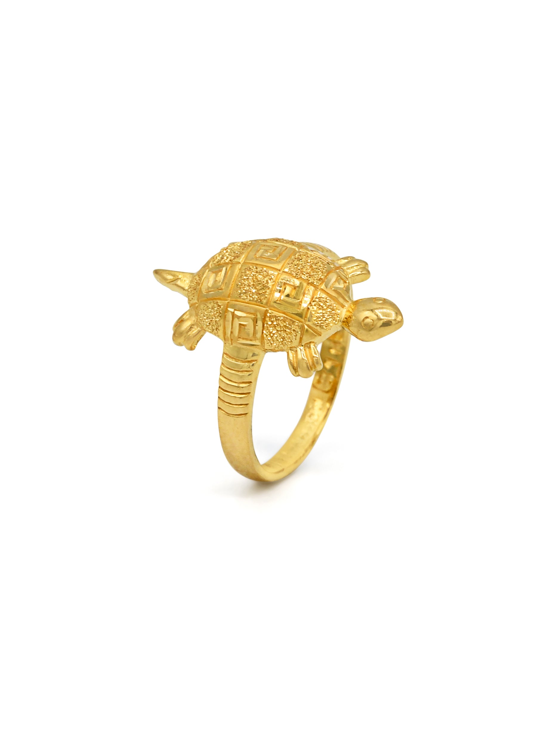 22ct Gold Turtle Ring - Roop Darshan