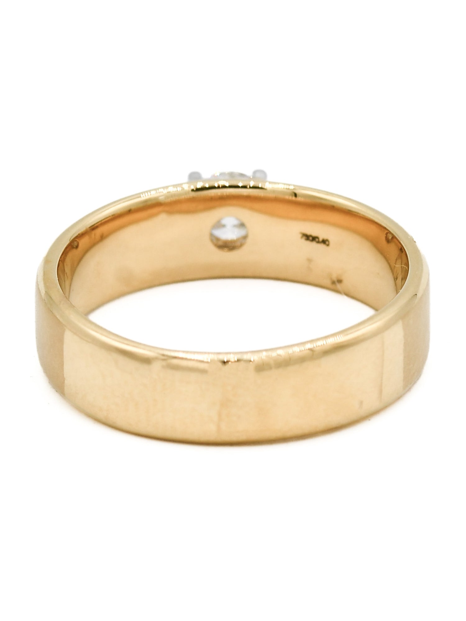 18ct Gold 0.40ct Diamond Men&