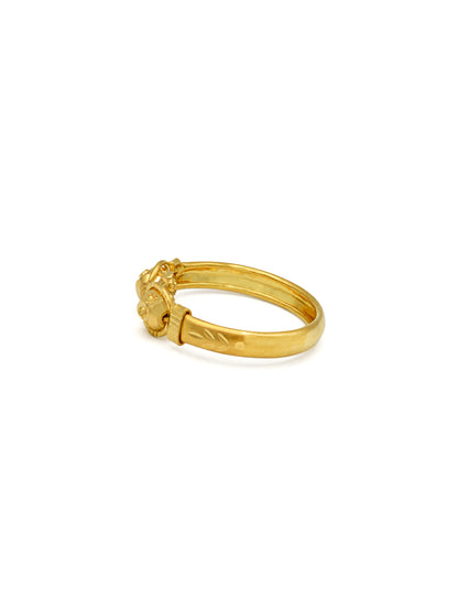 22ct Gold Ball Ladies Ring 1.71 GMS