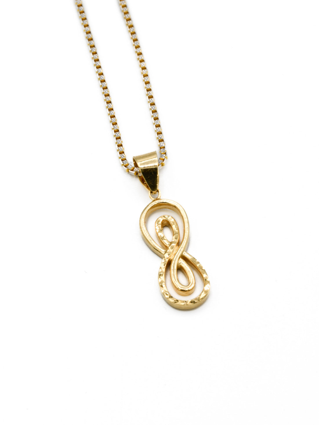 18ct Gold Infinity Pendant - Roop Darshan