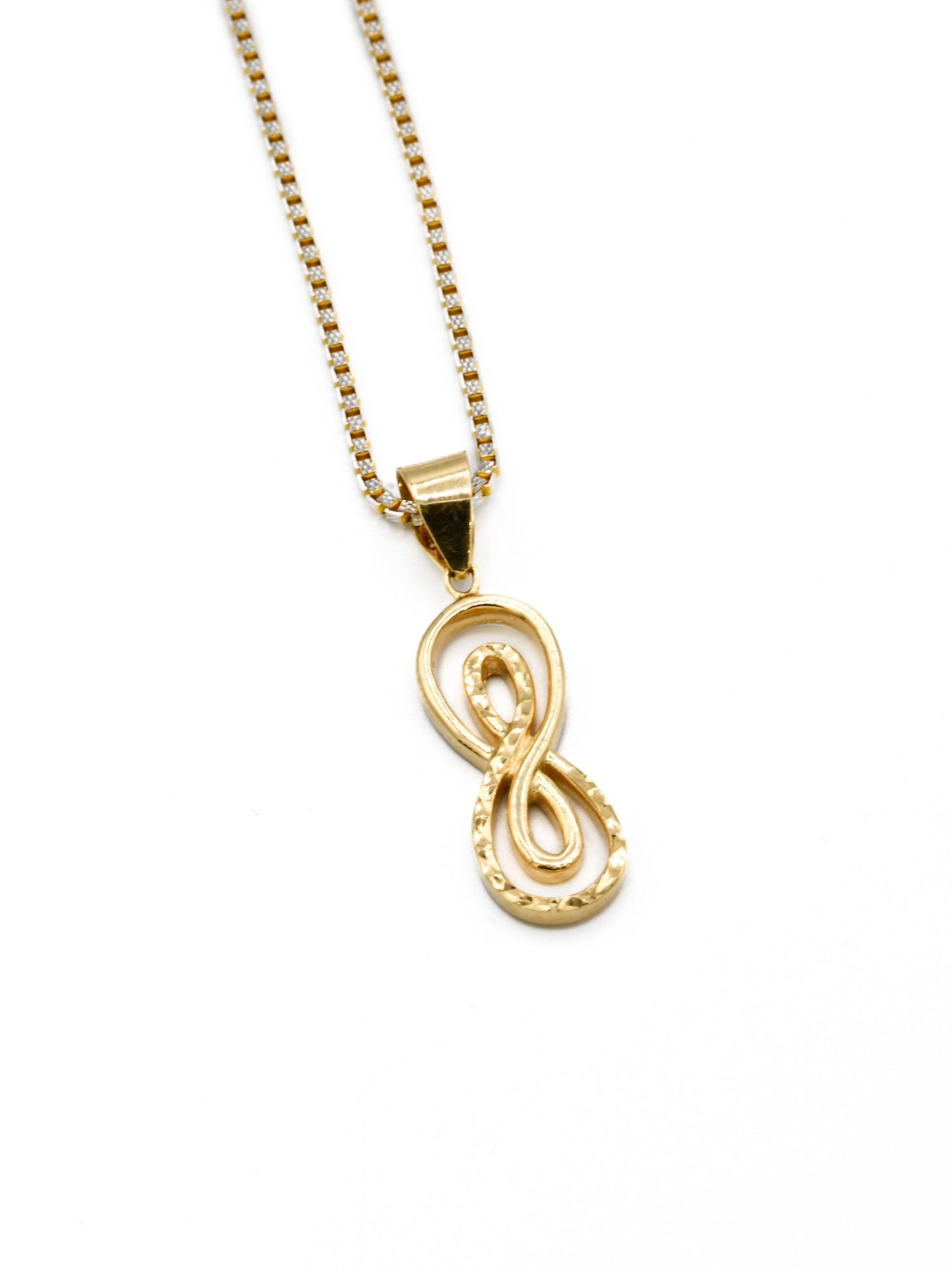 18ct Gold Infinity Pendant - Roop Darshan