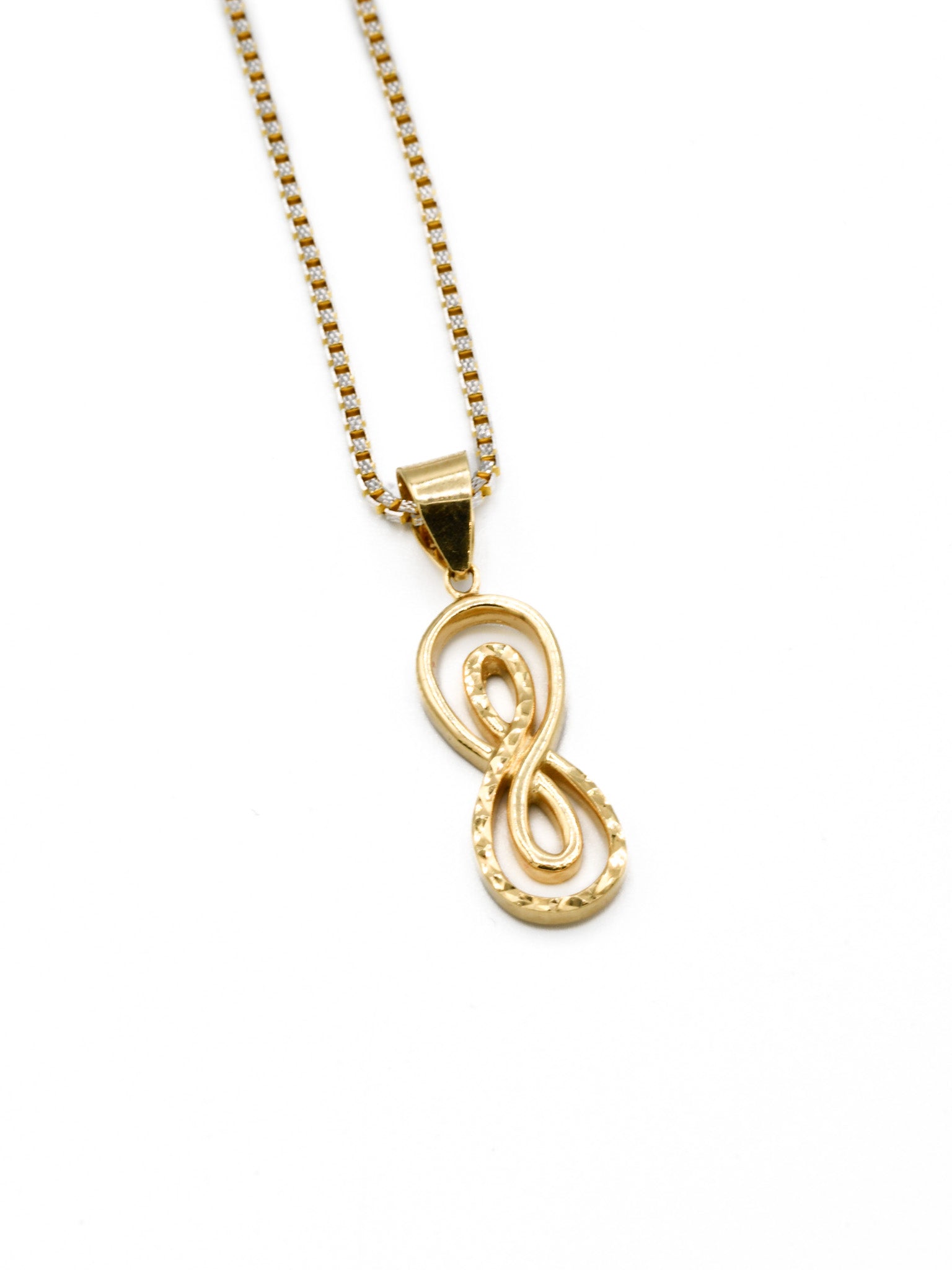 18ct Gold Infinity Pendant - Roop Darshan