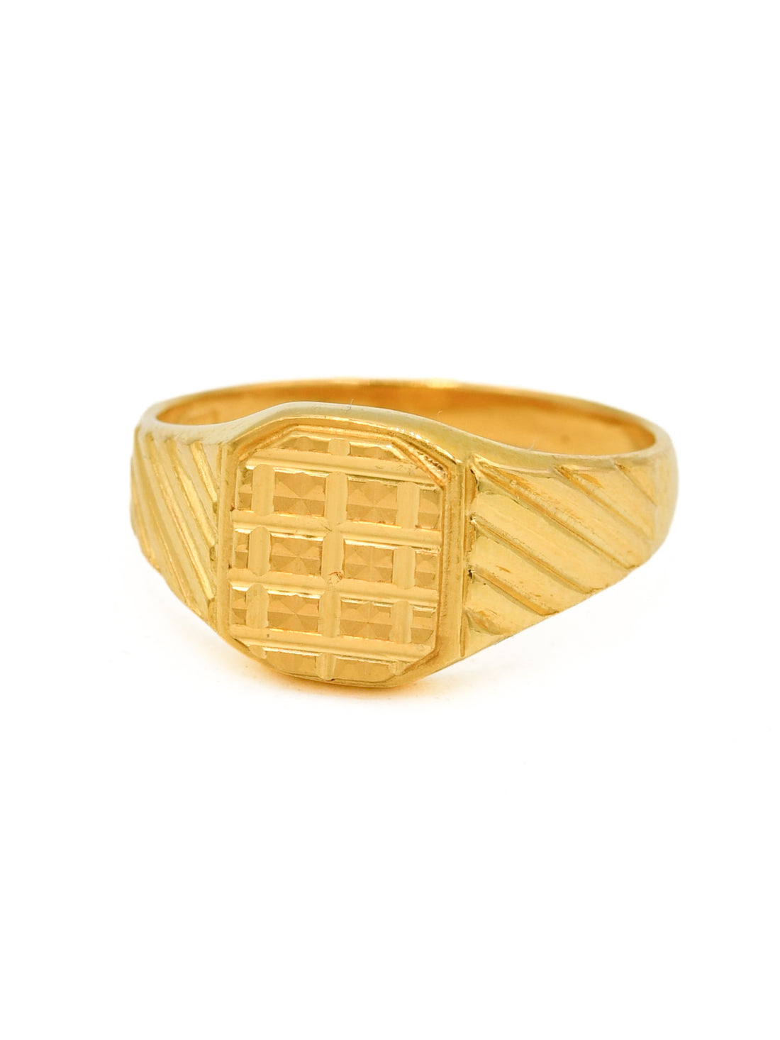 22ct Gold Mens Ring - Roop Darshan