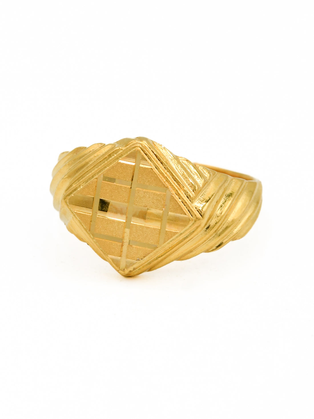 22ct Gold Mens Ring - Roop Darshan