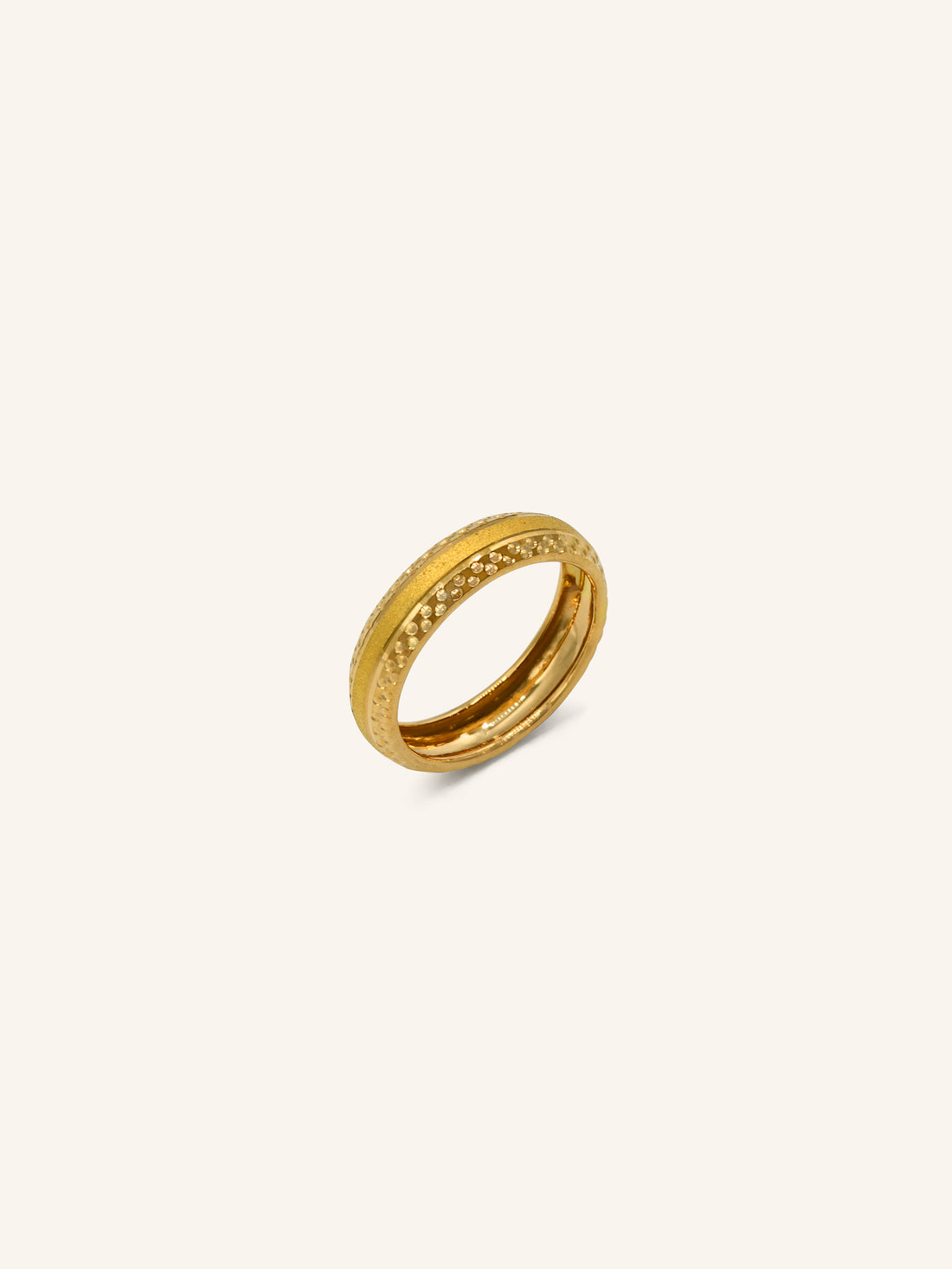 22ct Gold Band Ring 2.90 GMS - L1/2 - Roop Darshan