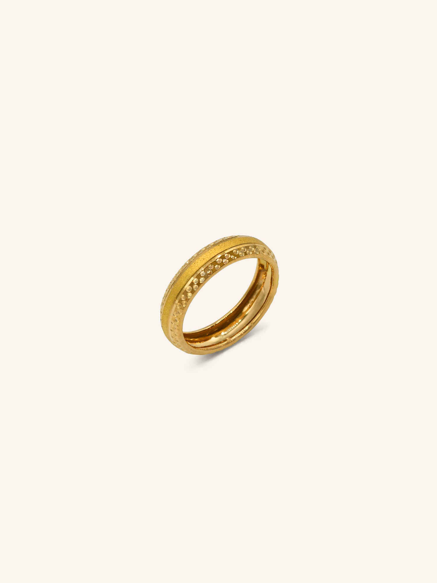 22ct Gold Band Ring 2.90 GMS - L1/2 - Roop Darshan