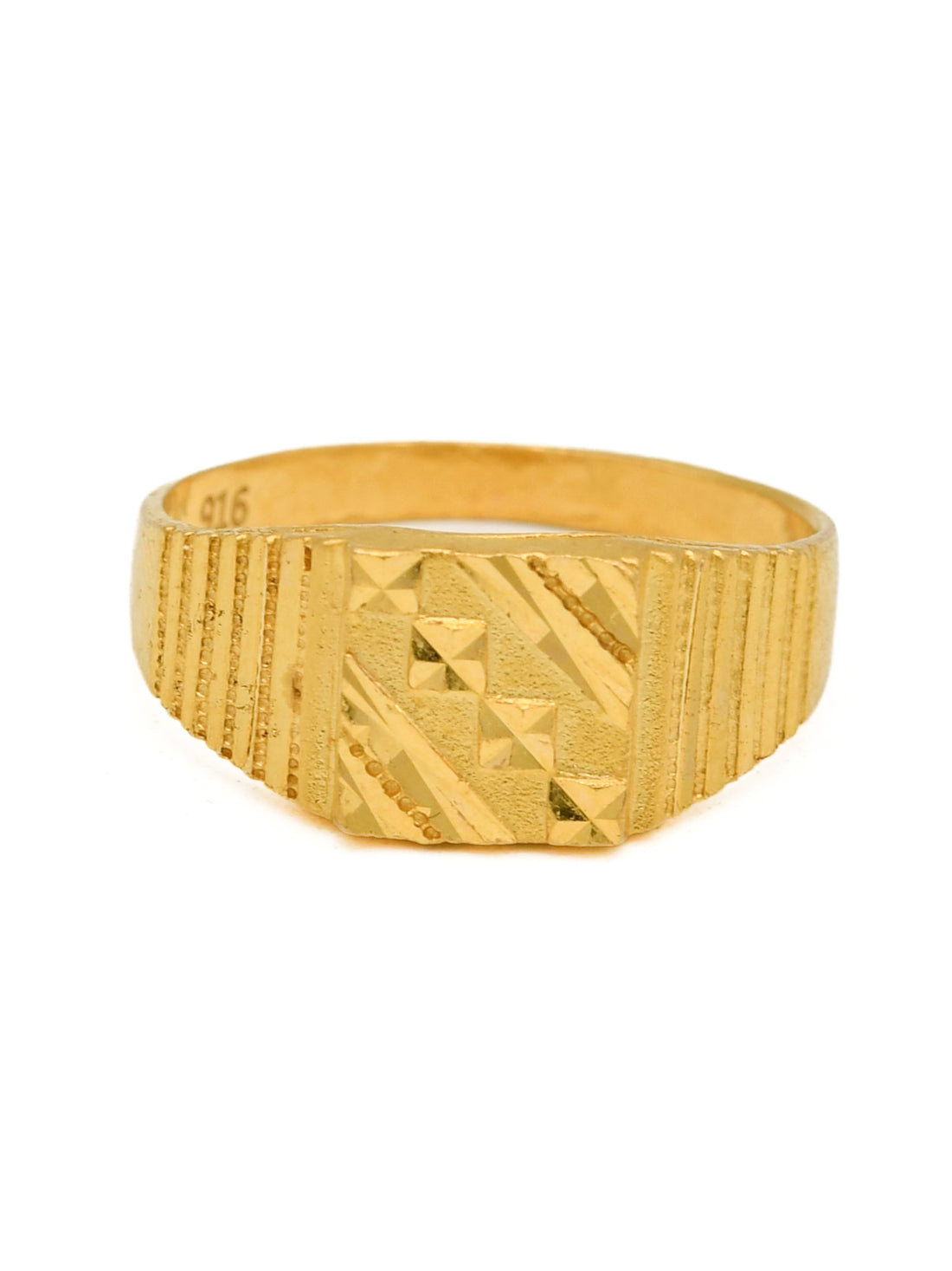 22ct Gold Mens Ring - Roop Darshan