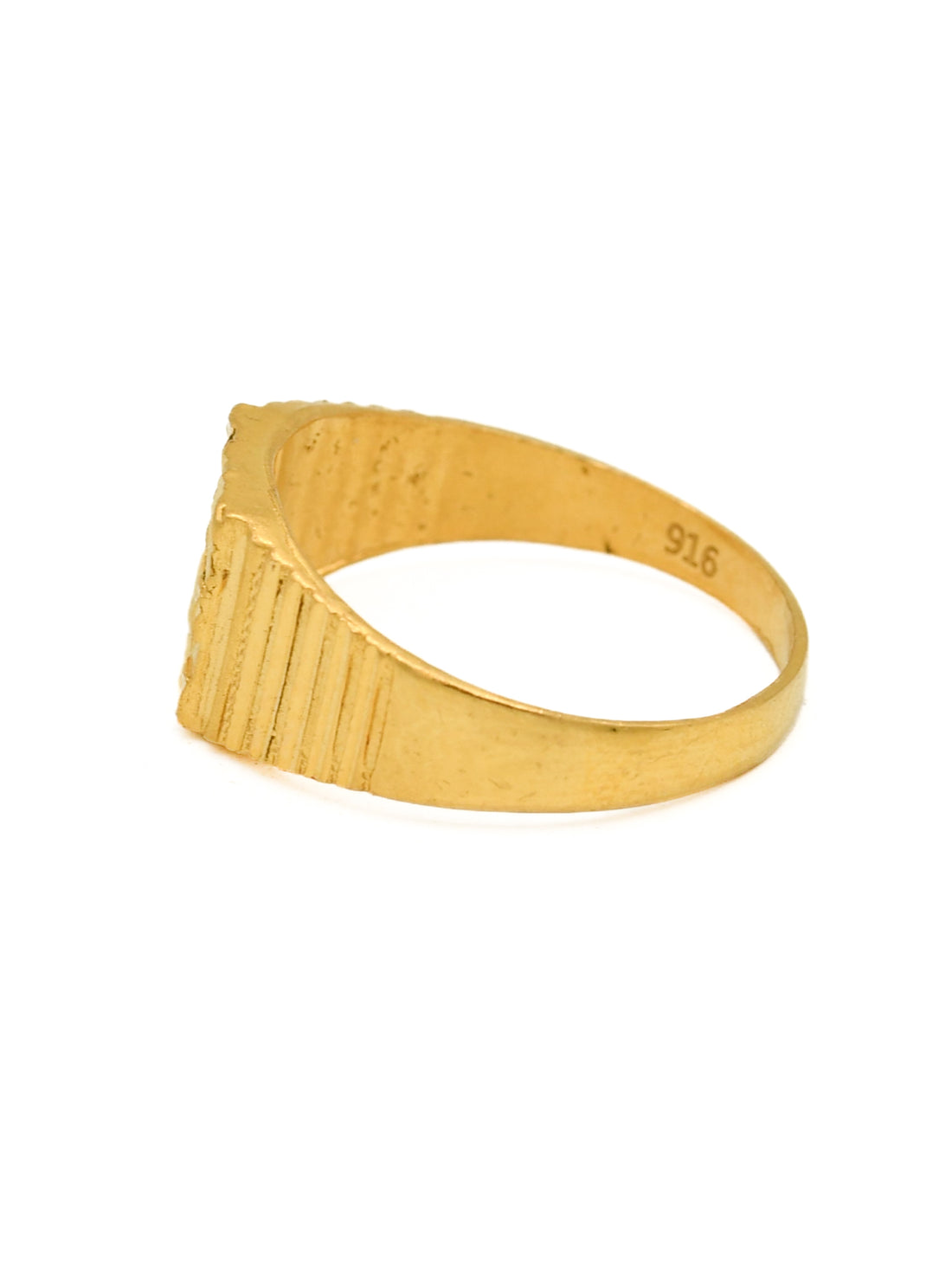 22ct Gold Mens Ring - Roop Darshan