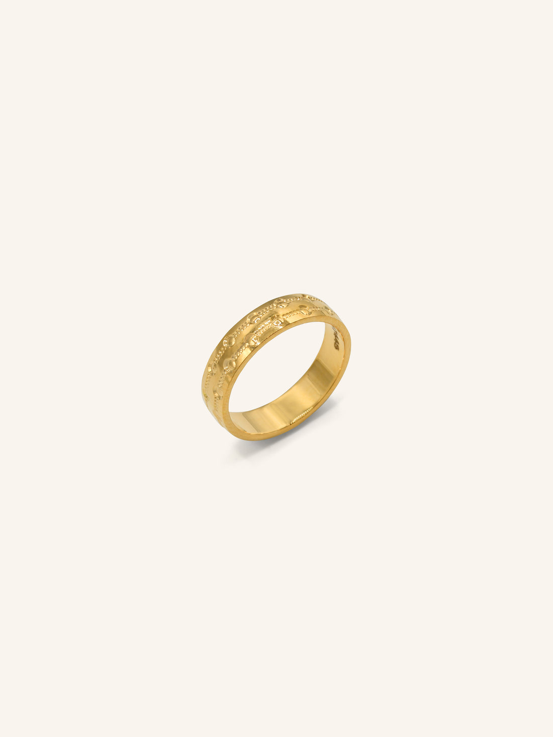 22ct Gold Band Ring 4.90 GMS - L - Roop Darshan