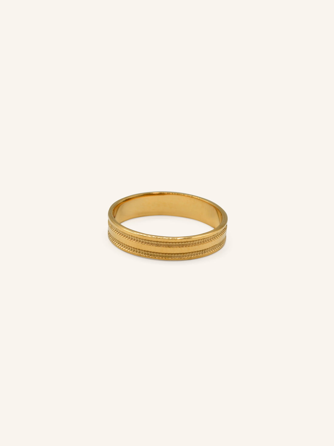 22ct Gold Band Ring 2.50 GMS - L - Roop Darshan
