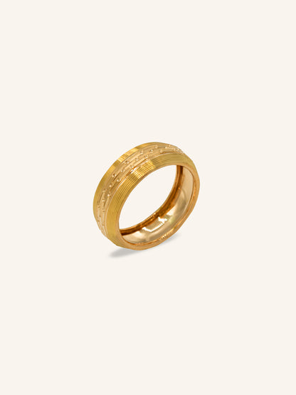 22ct Gold Band Ring 5.00 GMS - Q1/2 - Roop Darshan