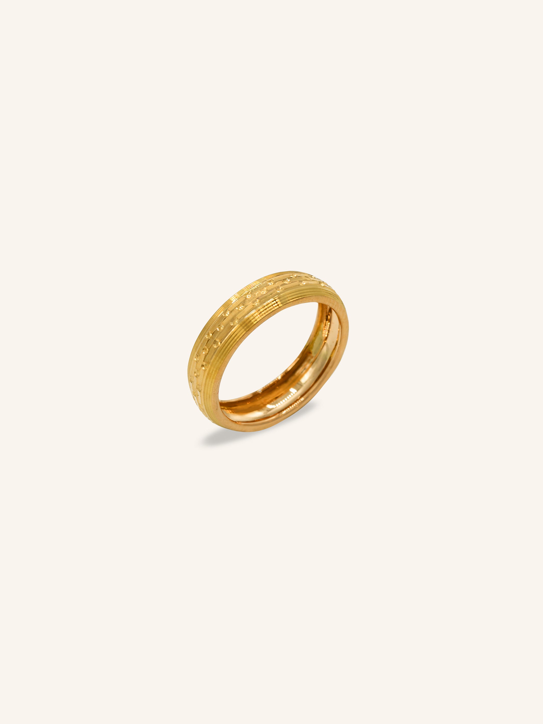 22ct Gold Band Ring 2.60 GMS - L - Roop Darshan