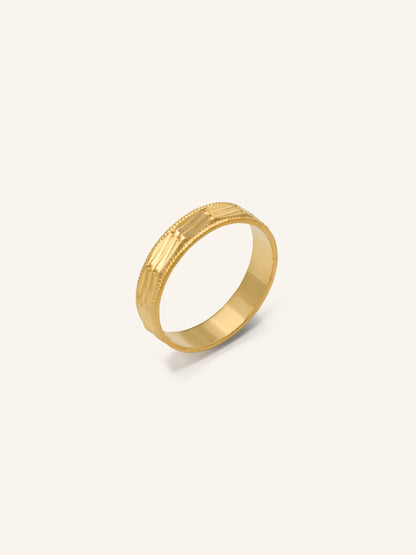 22ct Gold Band Ring 4.90 GMS - V - Roop Darshan