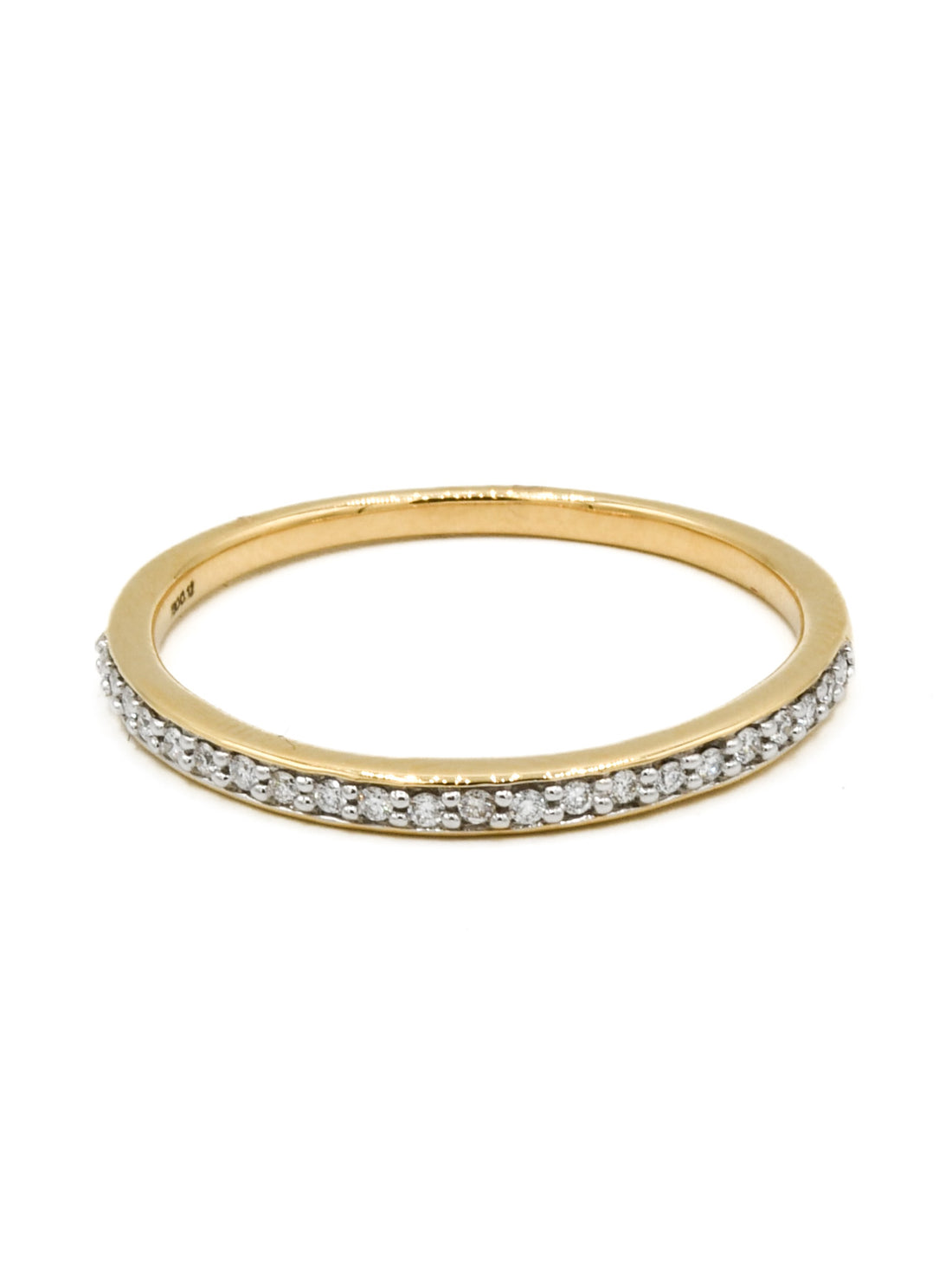 18ct Gold 0.12ct Diamond Ladies Ring - Roop Darshan