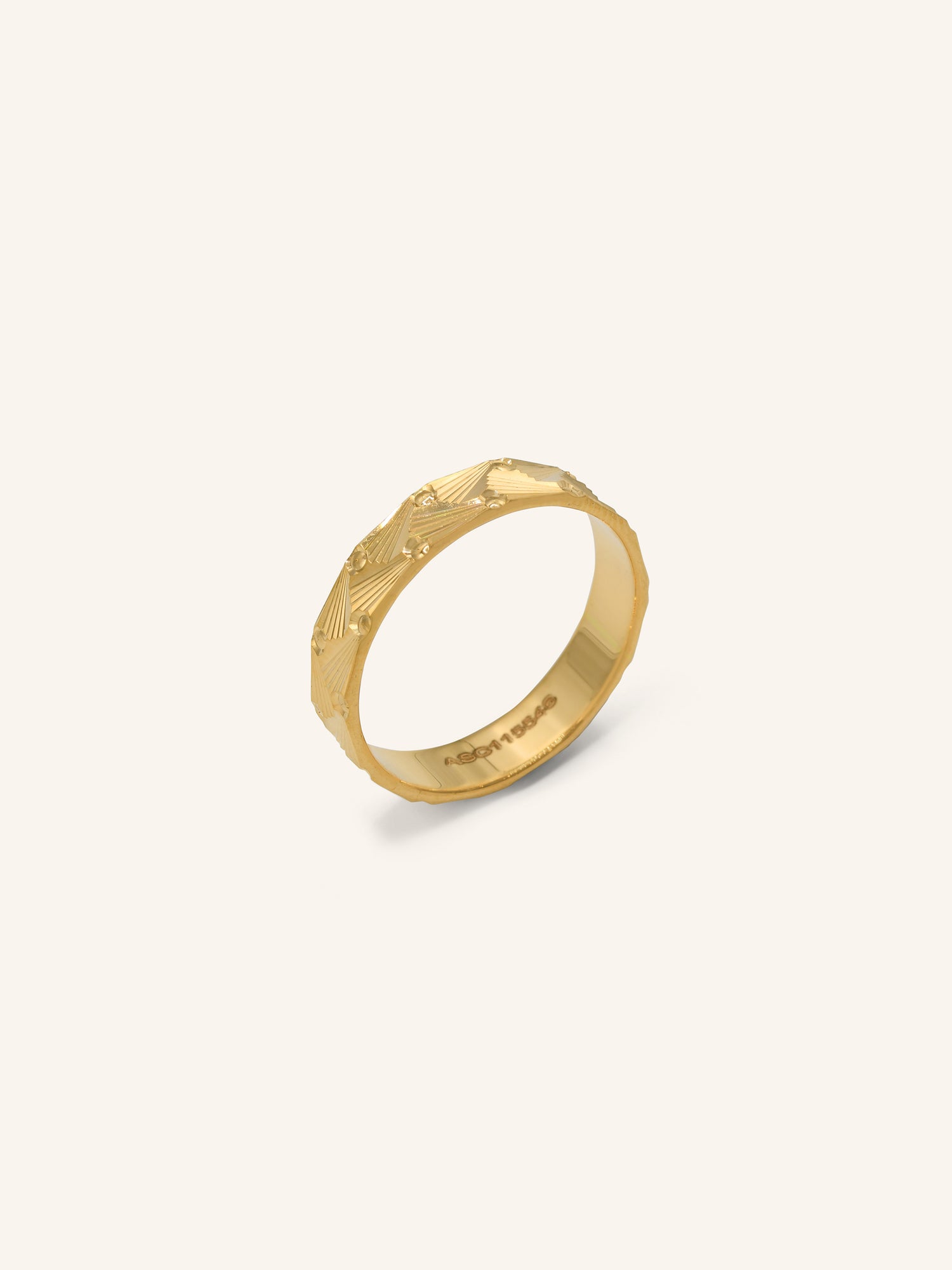 22ct Gold Band Ring 5.10 GMS - V - Roop Darshan