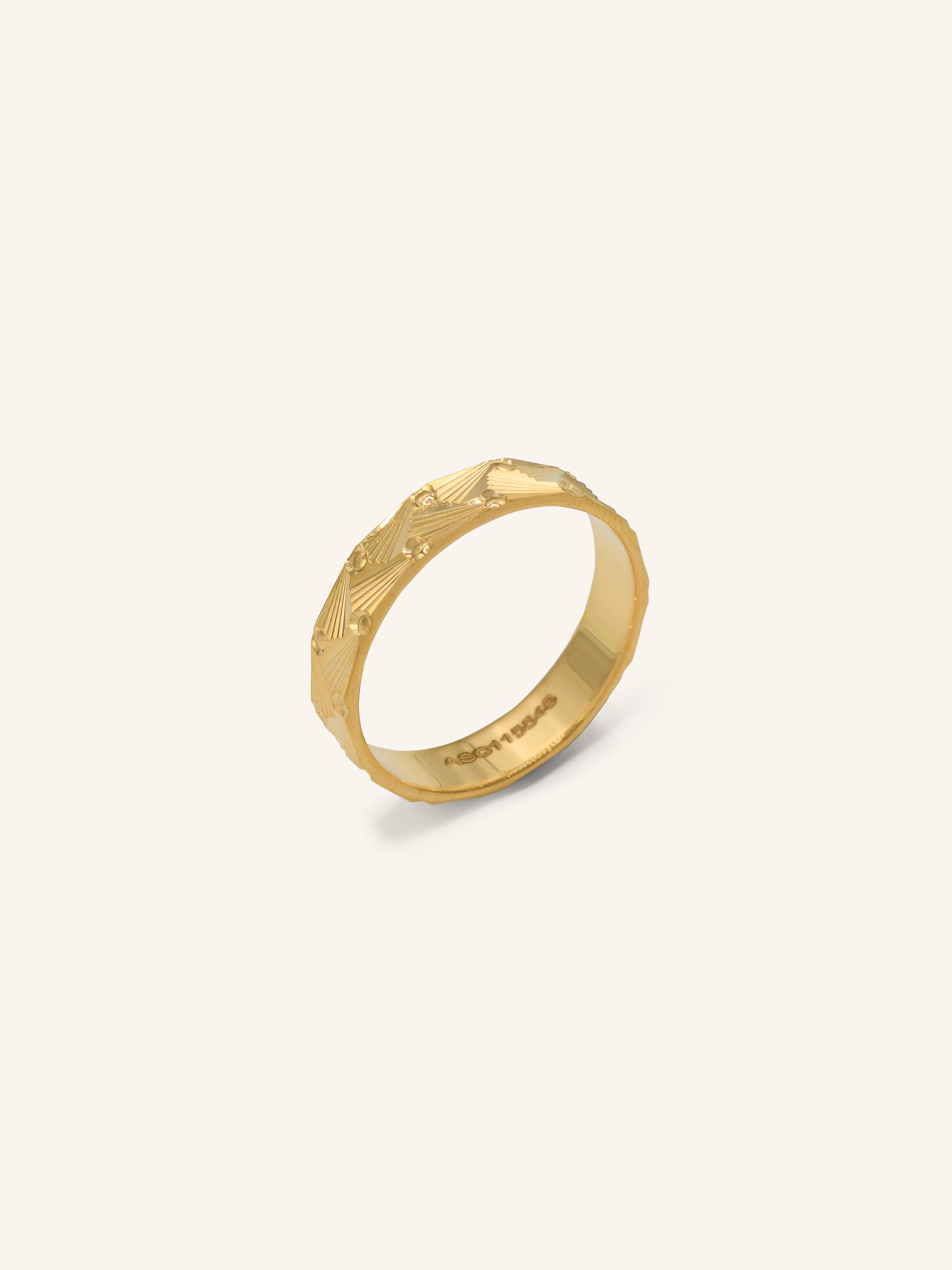 22ct Gold Band Ring 5.10 GMS - V - Roop Darshan