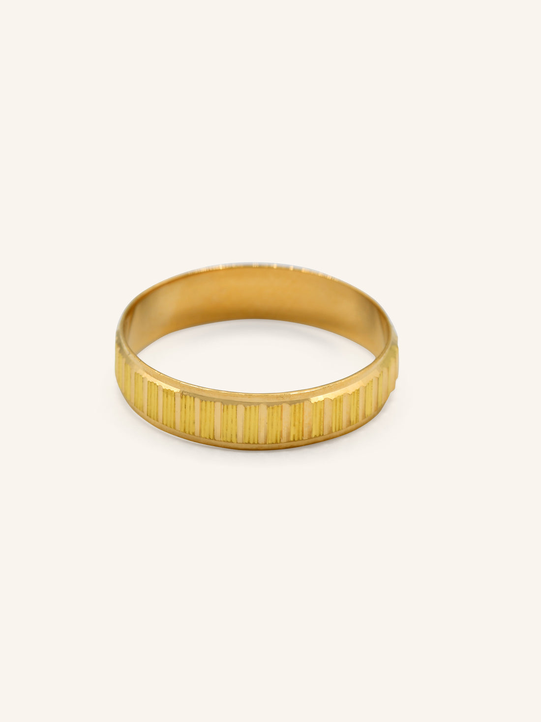 22ct Gold Band Ring 2.80 GMS - T - Roop Darshan