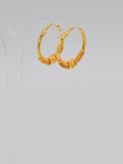 22ct Gold Ball Bali - Roop Darshan