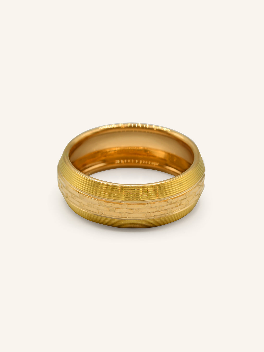 22ct Gold Band Ring 5.00 GMS - Q1/2 - Roop Darshan